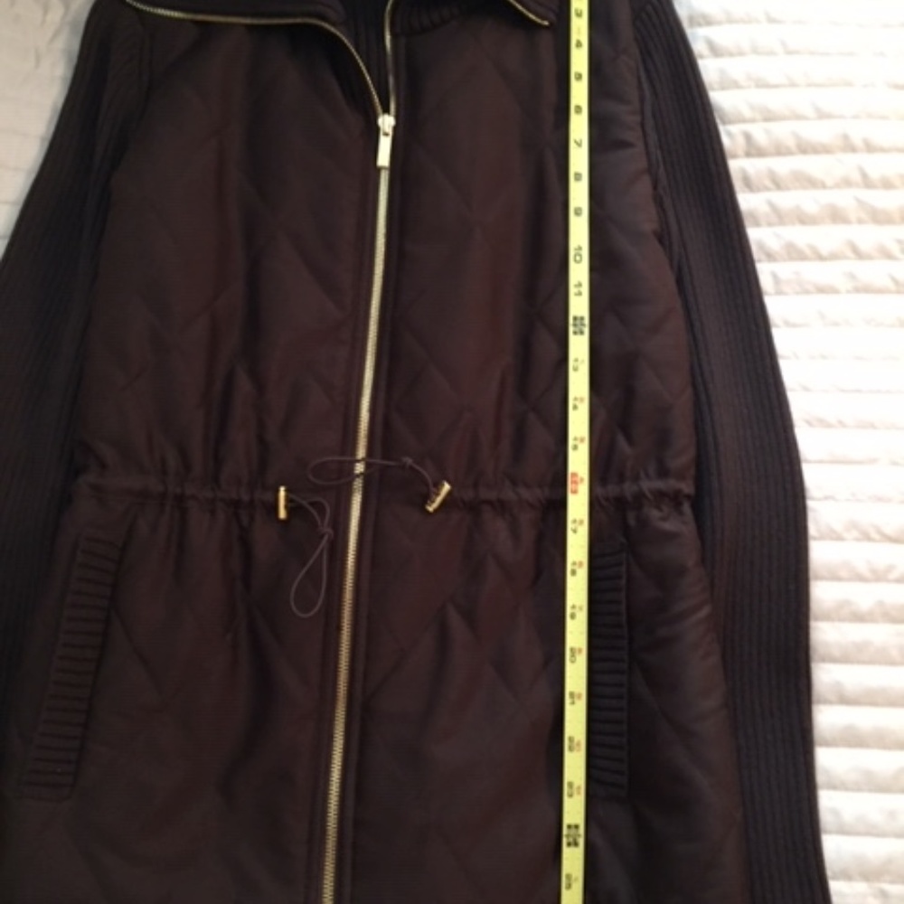 Jones New York sweater jacket women small brown